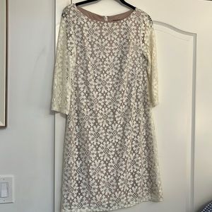 Jessica Howard, size 8 beige dress